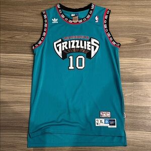 Mike Bibby Vancouver Grizzlies throwback basketball jersey